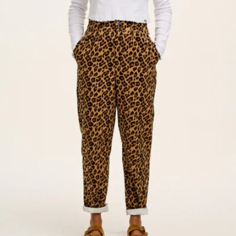 Brand new Lucy & Yak leopard pants 26